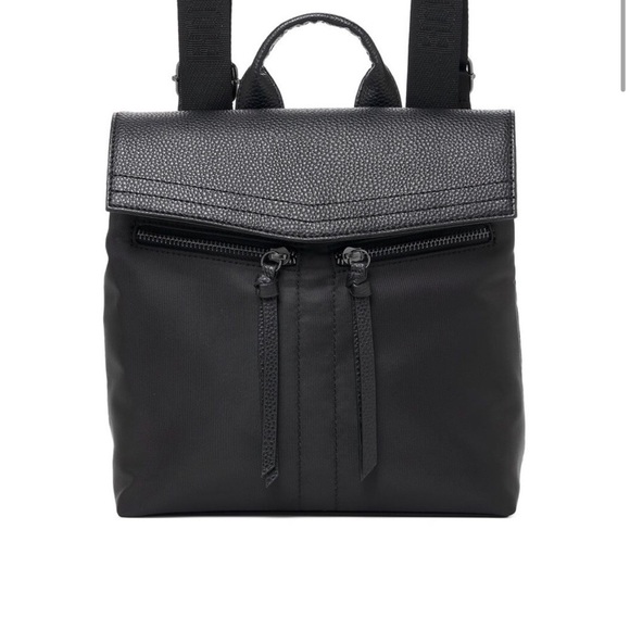 New Botkier Black Trigger Mini Nylon Backpack - Picture 7 of 8